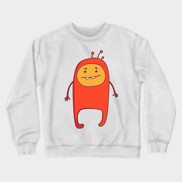 cute monster Crewneck Sweatshirt by InshynaArt